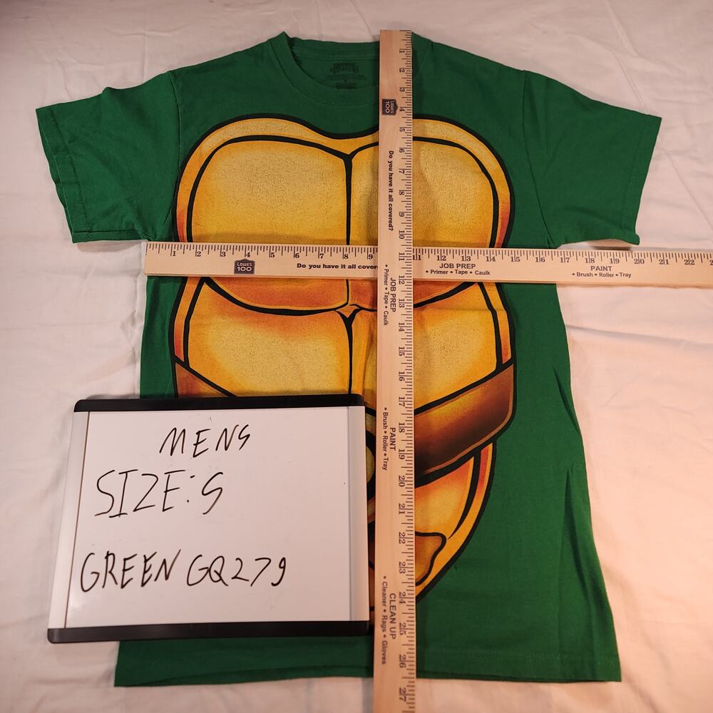 Teenage Mutant Ninja Turtles Short Sleeve Graphic Shirt Mens Size Small S Green - Picture 6 of 9